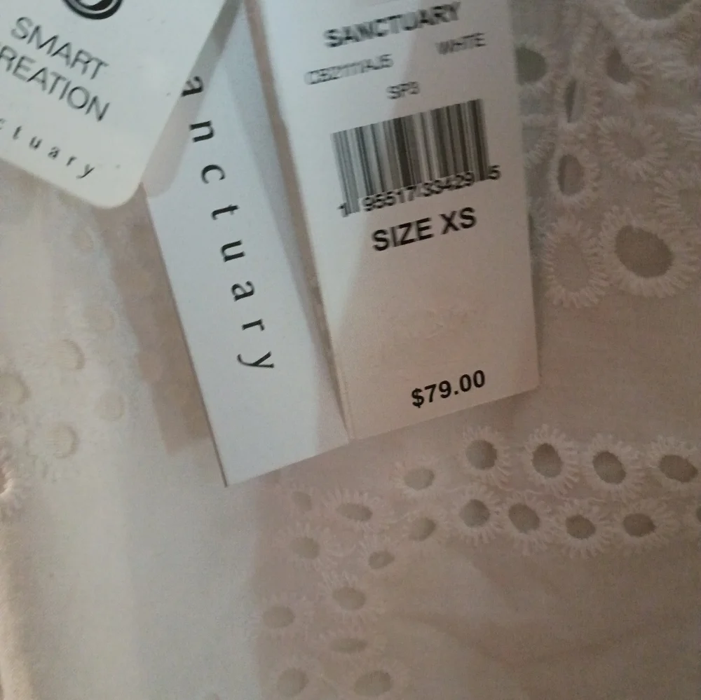 Women's Sanctuary Soft Ruffle Cami White Shirt - Picture 3 of 9